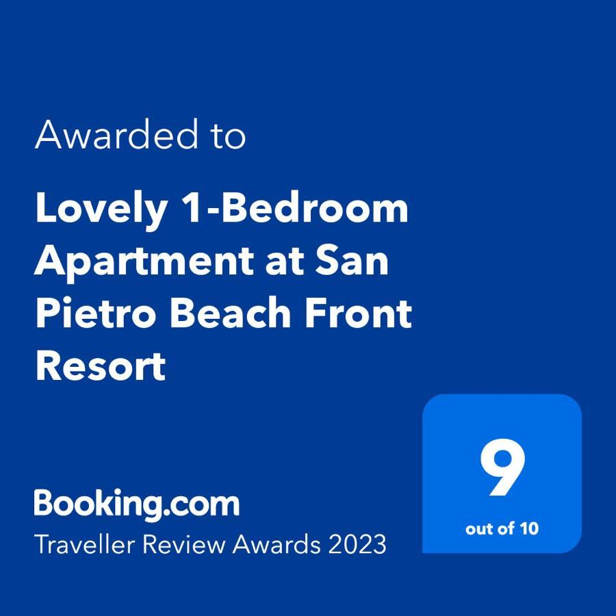 Lovely 1-Bedroom Apartment At San Pietro Beach Front Resort Plazhi San Pietro Exterior foto